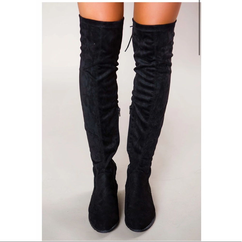 High knee boots
